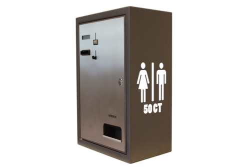 Alphatronics automatische kassa voor betalende toiletten